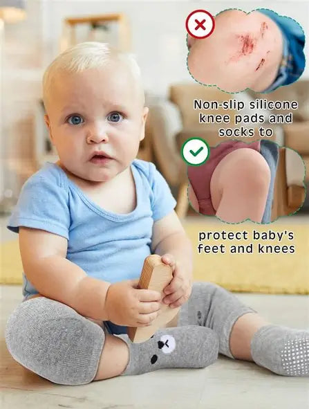 Baby Anti-Slip Knee Pads – A Thoughtful Crawling Essential for Little Explorers Pair)